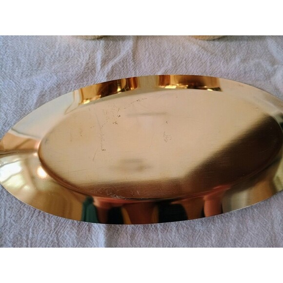 Lifetime Paul Revere Cream, Sugar & Tray Set 24 KT Gold Electroplate - Picture 5 of 8